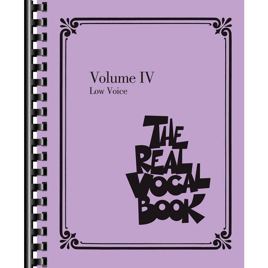 Real Vocal Book Vol 4 Low Voice