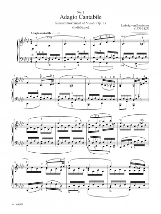 AMEB Piano For Leisure Series 1 - Grade 6 Book