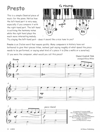 AMEB P Plate Piano Book 2