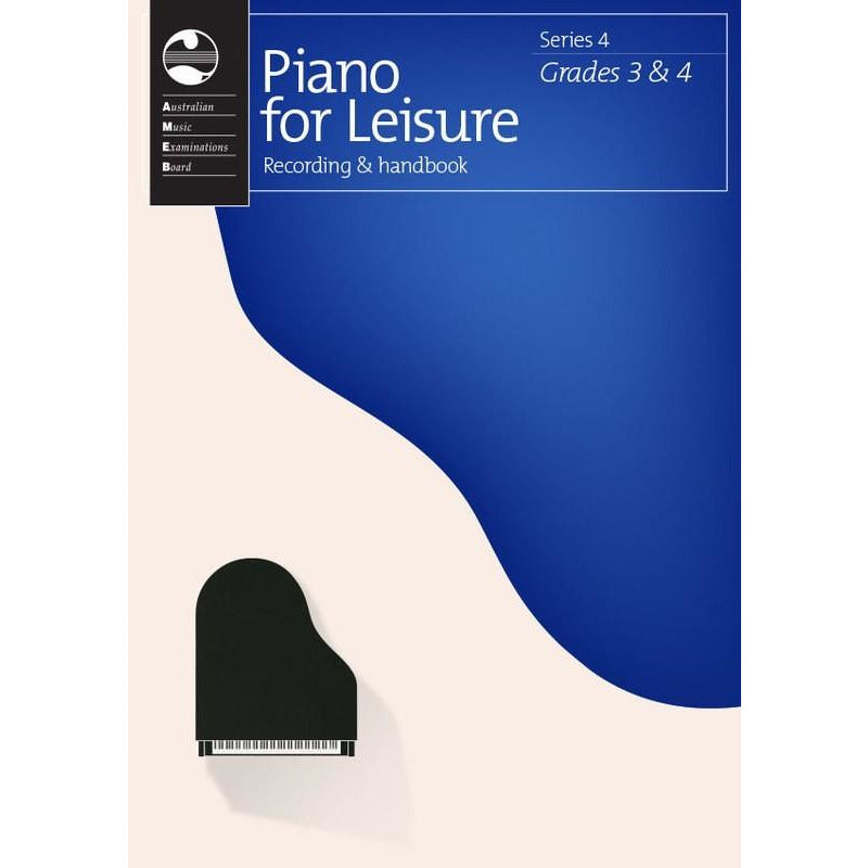 AMEB PIANO FOR LEISURE GRADE 3 TO 4 SERIES 4 REC/HANDBOOK - Music2u