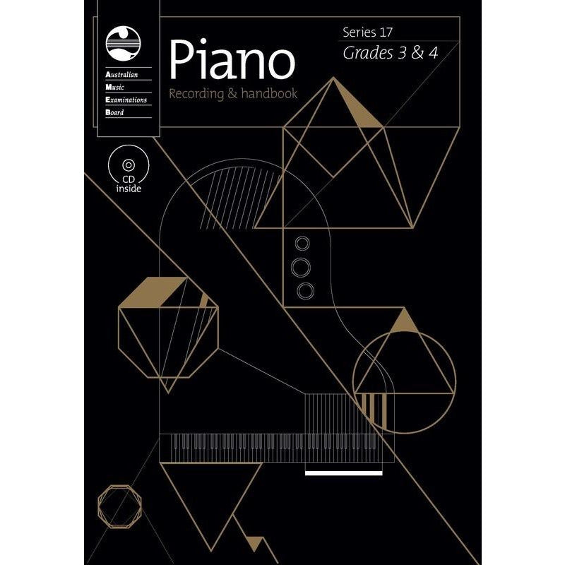 AMEB Piano Series 17 - Grade 3 to Grade 4 Recording & Handbook