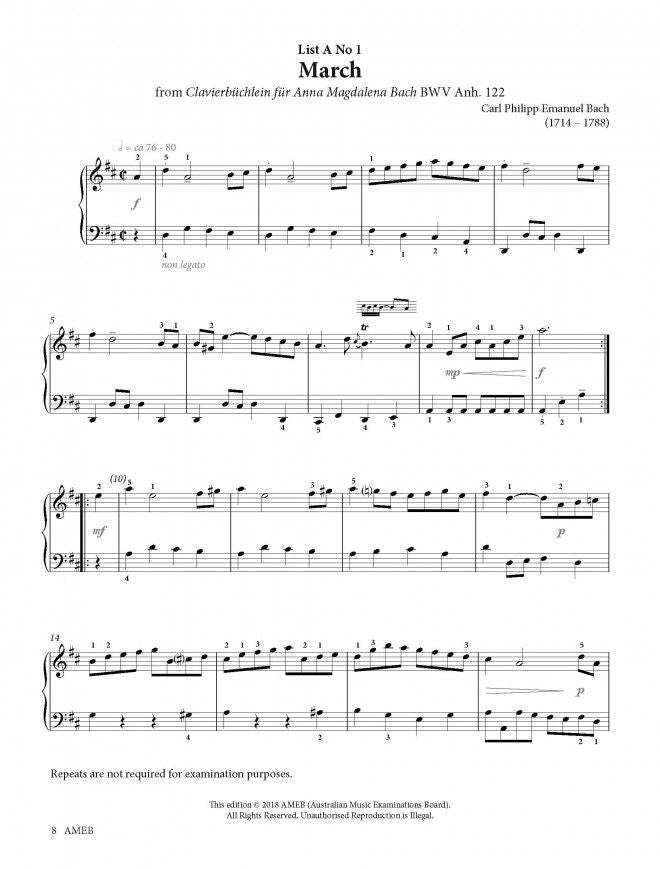 AMEB Piano Series 18 - Grade 2 Book (2018+)