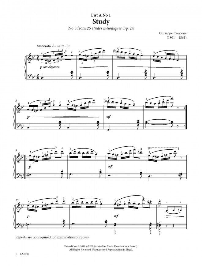 AMEB Piano Series 18 - Grade 3 Book (2018+)