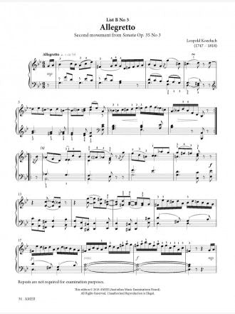 AMEB Piano Series 18 - Grade 6 Book (2018+)
