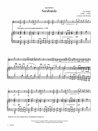 AMEB Viola Series 1 - Grade 6 Book