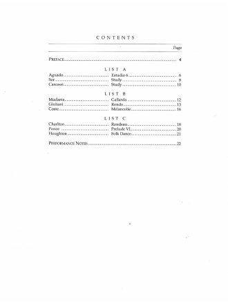 AMEB Classical Guitar Series 1 - Grade 4 Book