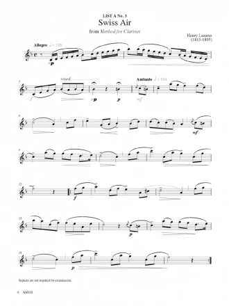 Ameb Clarinet Series 2 - Grade 4 Book Woodwind