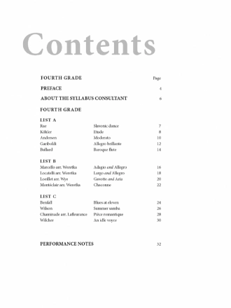 AMEB Flute Series 3 - Grade 4 Book