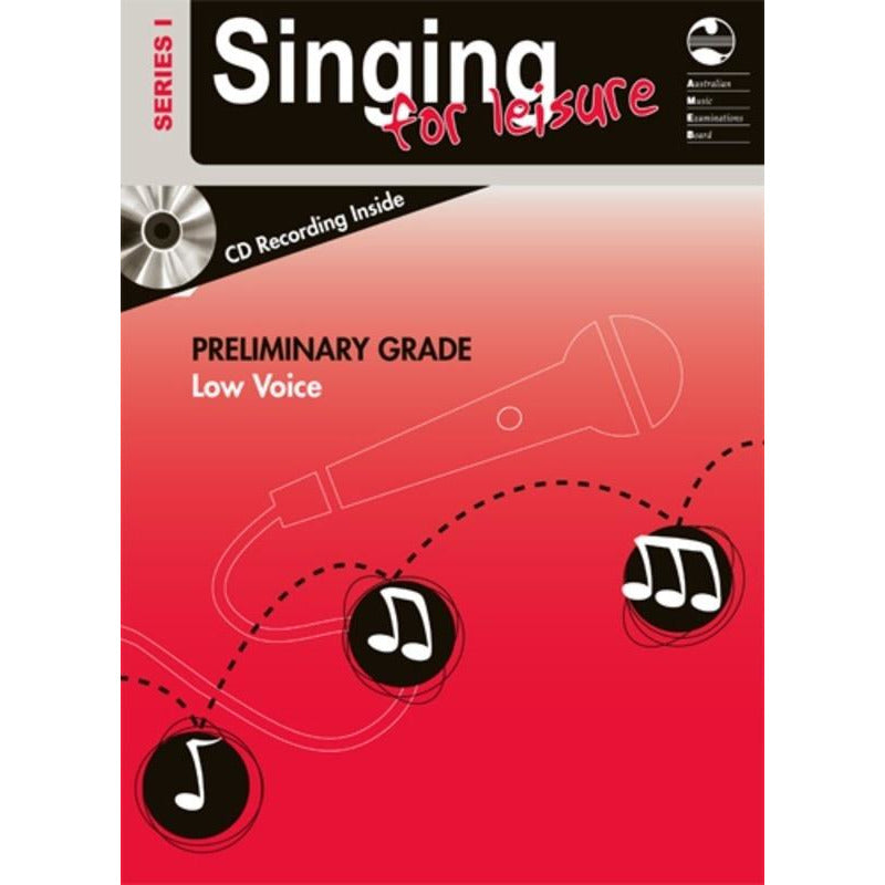 AMEB SINGING FOR LEISURE BK/CD PRELIM LOW SERIES 1 - Music2u