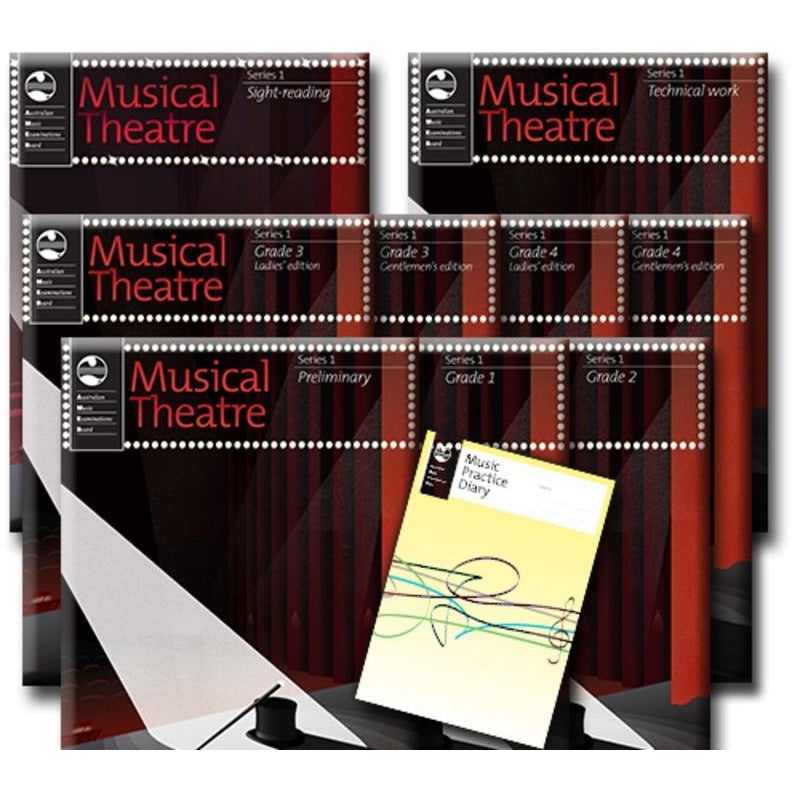 AMEB Musical Theatre Series 1 - Teacher's Bundle (9 Books + Bonus Diary)