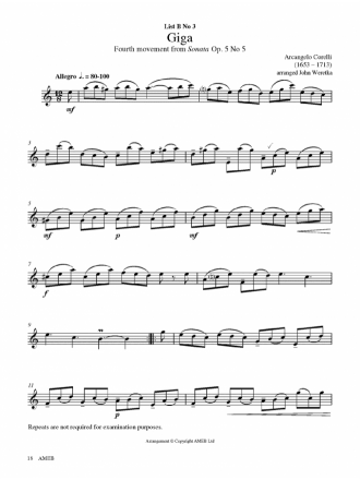 AMEB Saxophone Alto/Baritone (Eb) Series 2 - Grade 4 Book