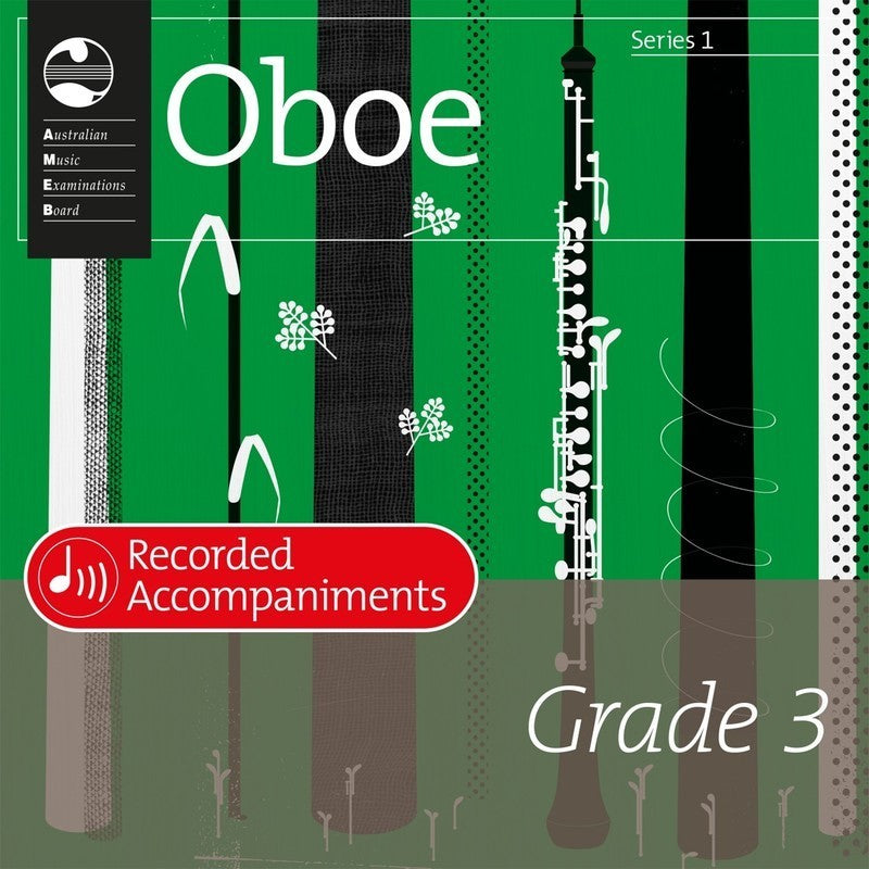 AMEB OBOE GRADE 3 SERIES 1 RECORDED ACCOMP CD - Music2u