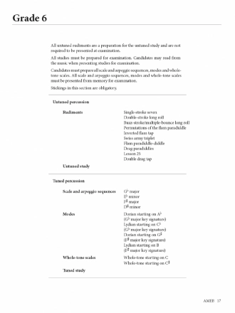 AMEB Percussion - Technical Work Level 2 Book (2013)