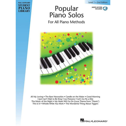 HLSPL POPULAR PIANO SOLOS BK 1 BK/CD 2ND ED - Music2u
