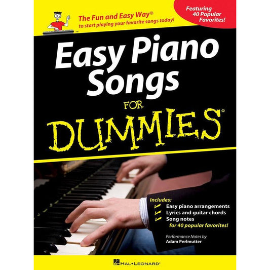 Easy Piano Songs For Dummies Book