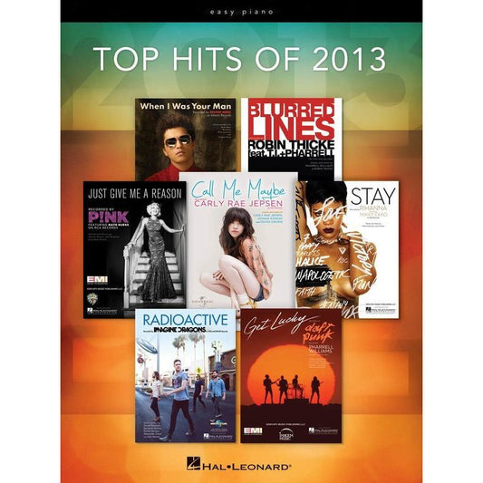 Top Hits Of 2013 Easy Piano