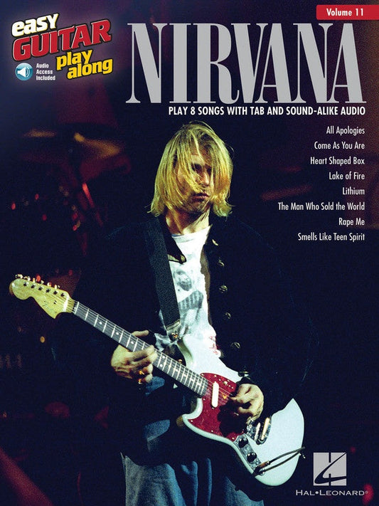 Nirvana Easy Guitar Playalong V11 Bk/Ola