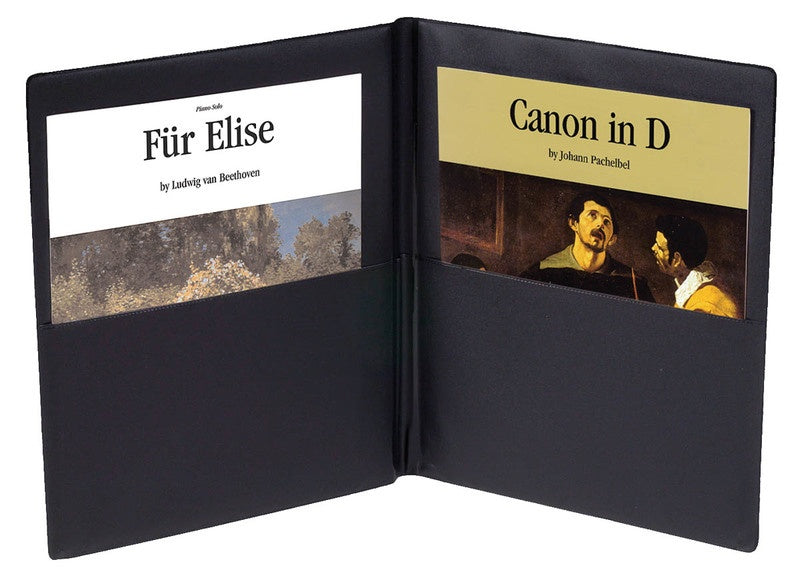 MARLO CONCERT MUSIC FOLDERS WITH DEEP GUSSETED POCKETS