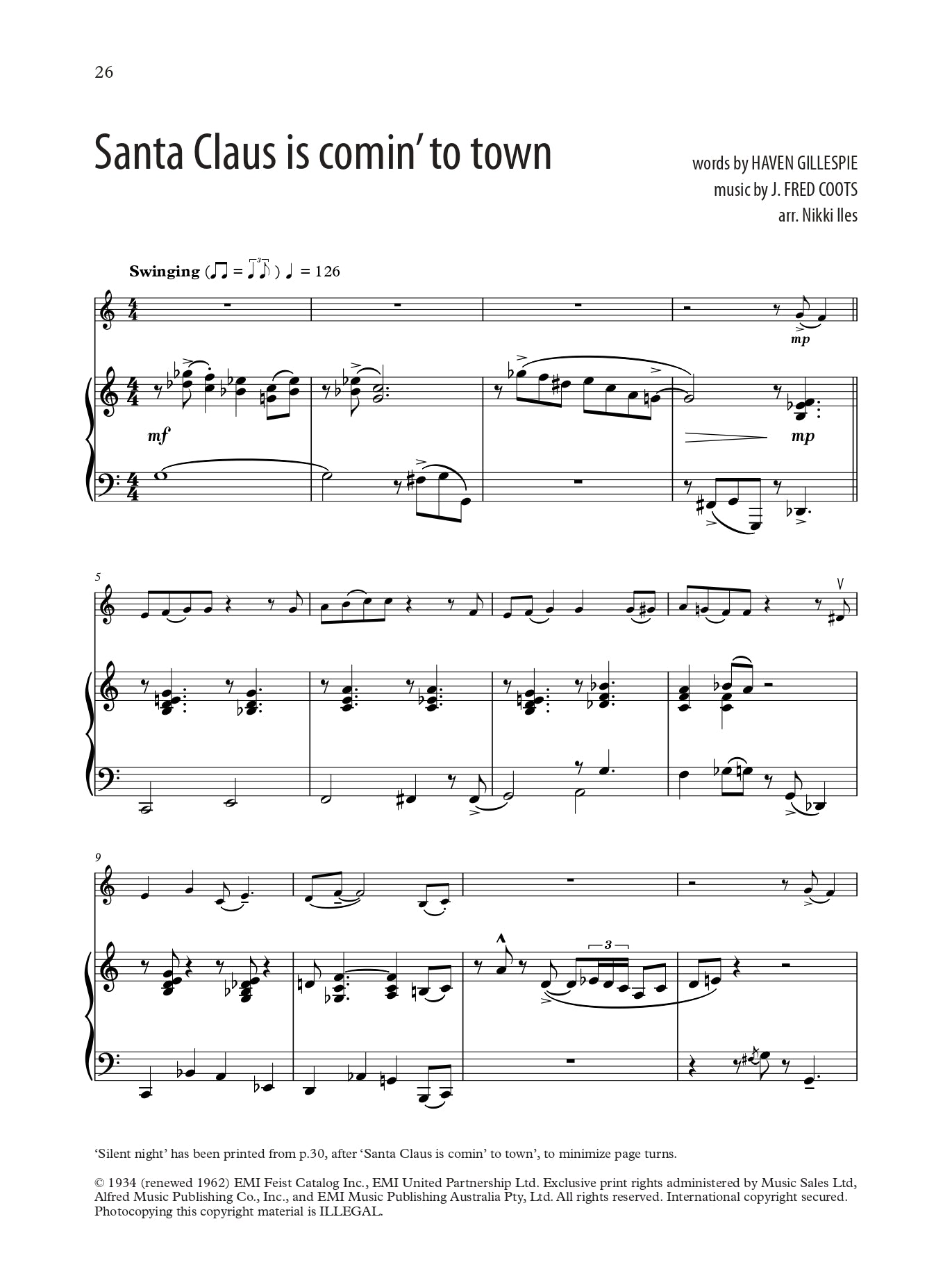 Violin Jazz On A Winters Night Book/Cd - 11 Christmas classics