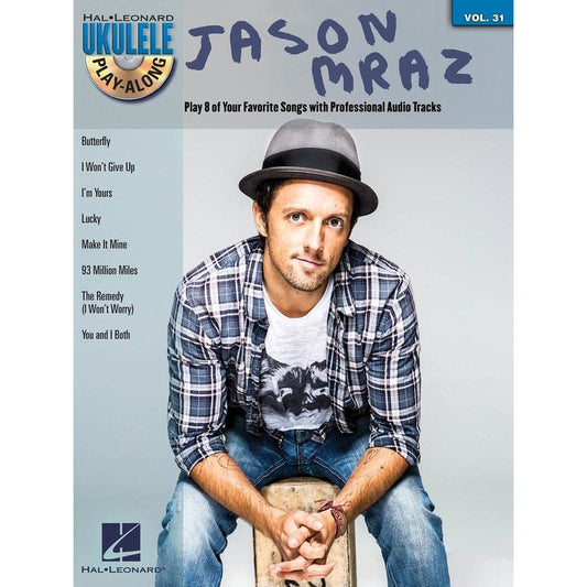 Jason Mraz Ukulele Play Along V31 Bk/Cd