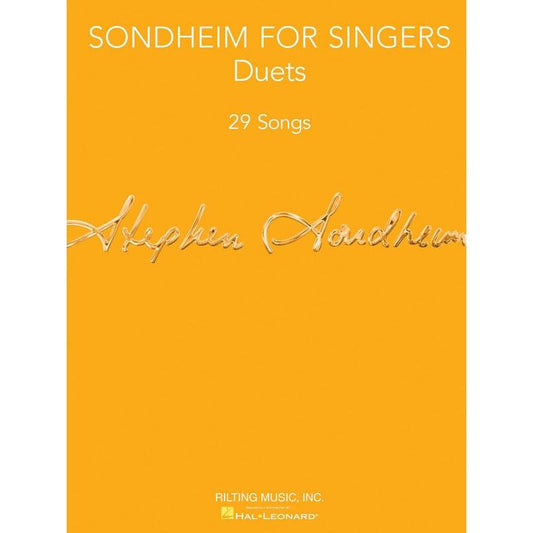 Sondheim For Singers Duets
