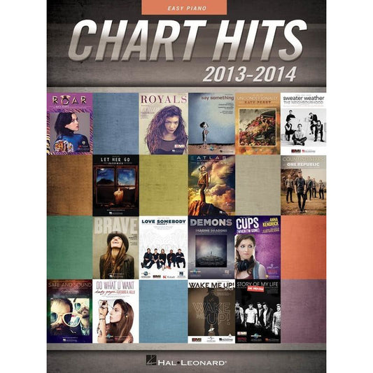 Chart Hits Of 2013 - 2014 Easy Piano