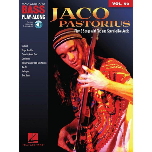 Jaco Pastorius Bass Playalong V50 Bk/Ola