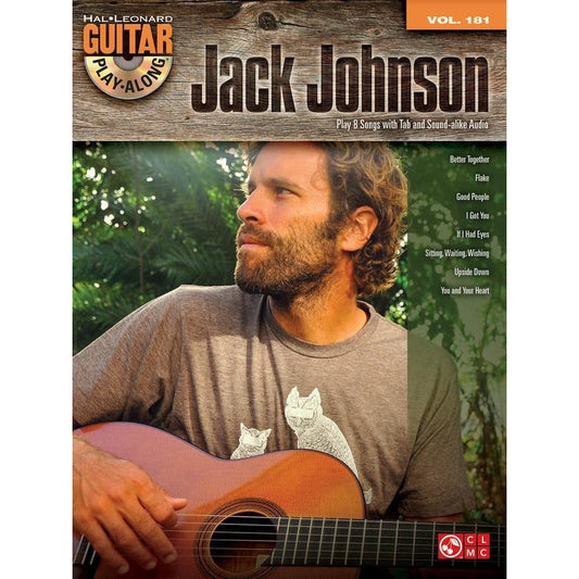 Jack Johnson Guitar Play Along V177 Bk/Cd