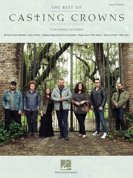 Best Of Casting Crowns Easy Piano Book