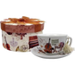 Teacup & Saucer Music Design In Decorative Gift Box Giftware