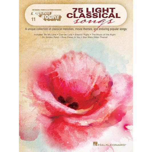 75 Light Classical Songs: E-Z Play Piano Volume 11 Book