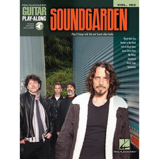 Soundgarden Guitar Play Along Volume 182 Book/Ola