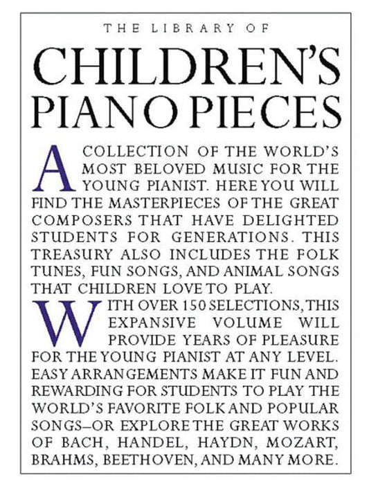 Library Of Childrens Piano Pieces
