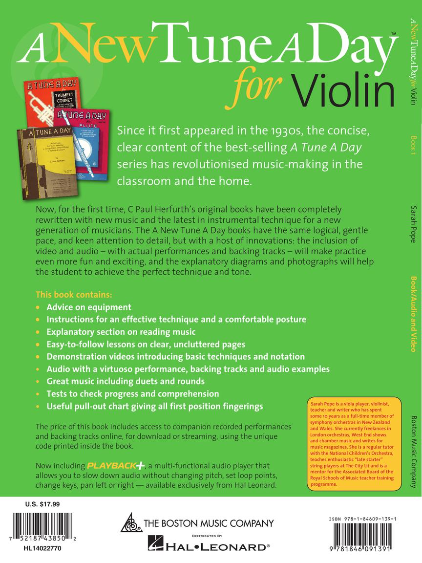 A New Tune Day - Violin Book 1 (Book/Olm) Strings