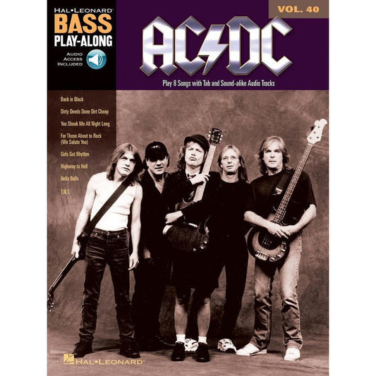 Ac/Dc Bass Playalong V40 Bk/Ola