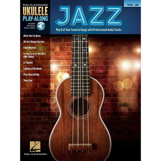 Jazz Ukulele Playalong V38 Bk/Ola