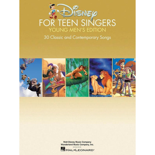 Disney For Teen Singers Young Mens Edition Book