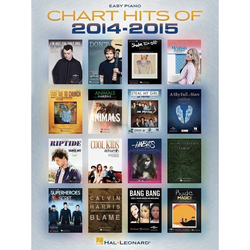 Chart Hits Of 2014 - 2015 Easy Piano Book