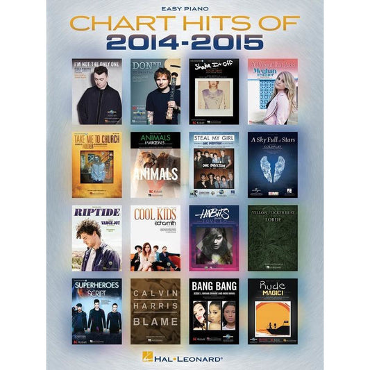 Chart Hits Of 2014 - 2015 Easy Piano Book
