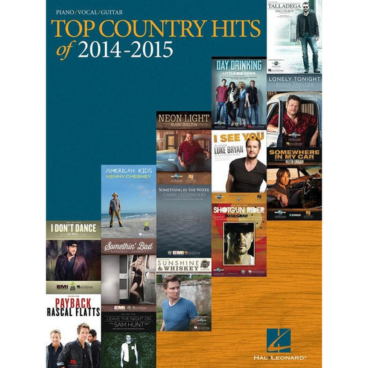 Top Country Hits Of 2014 - 2015 PVG Songbook
