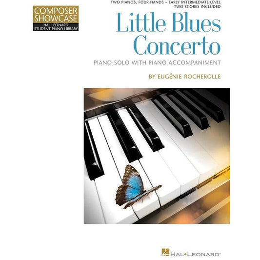 HLSPL Little Blues Concerto 2 Piano, 4 Hands Book