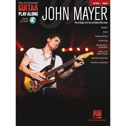 John Mayer Guitar Playalong V189 Bk/Ola