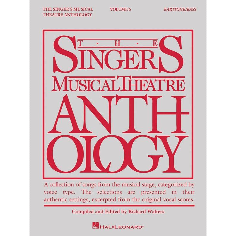 Singers Musical Theatre Anth V6 Baritone