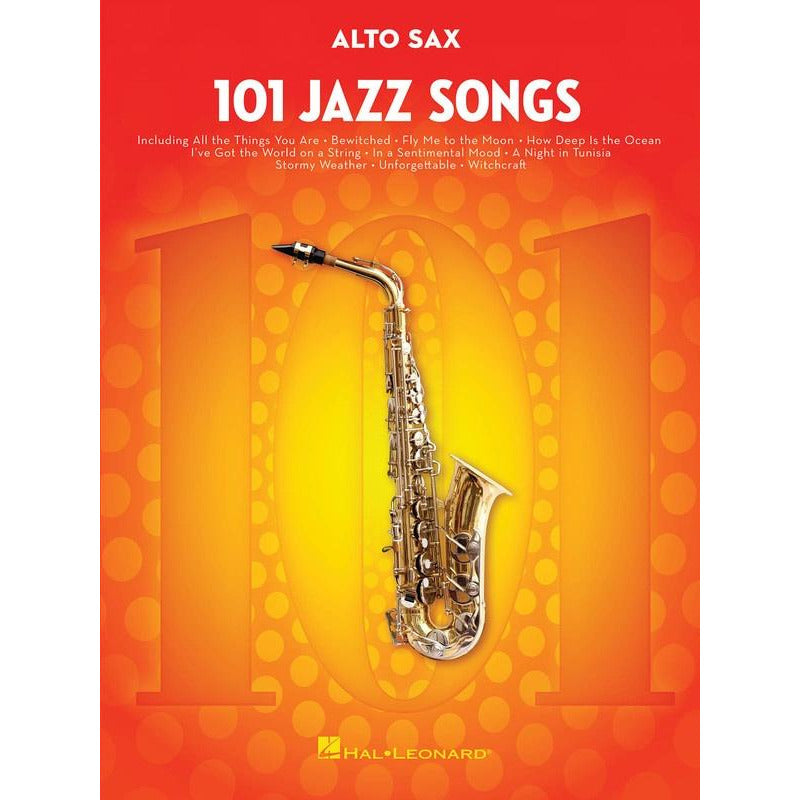 101 Jazz Songs For Alto Saxophone Book