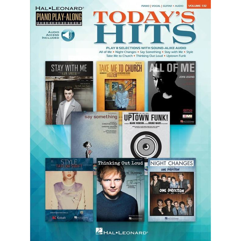 Todays Hits Piano Play Along Volume 132 Book/Ola