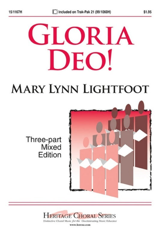 Gloria Deo - 3-Part with Piano Sheet Music
