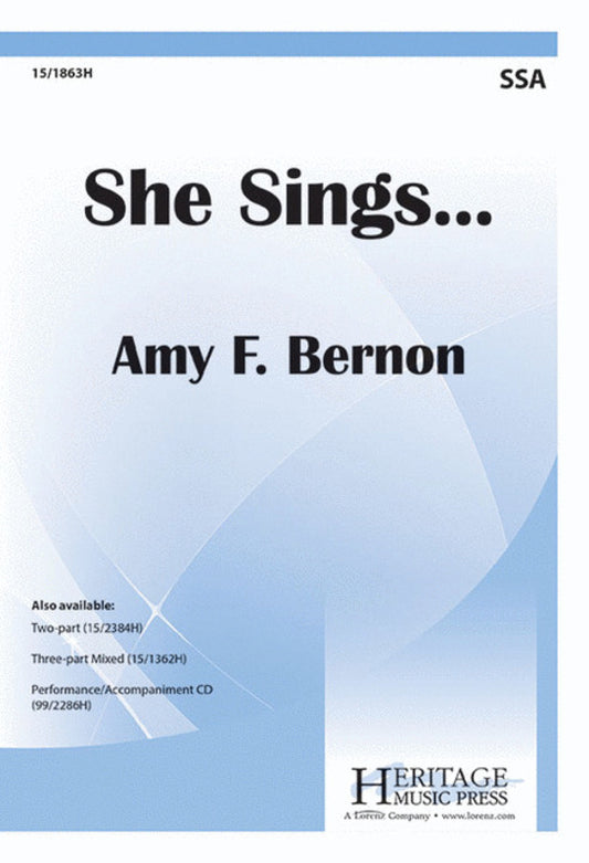 She Sings Ssa/Pno