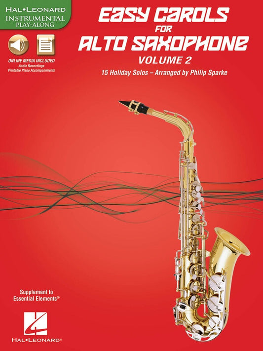 Easy Carols For Alto Sax Vol 2 Bk/Olm