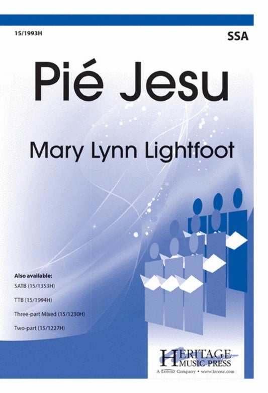 Pie Jesu SSA Vocal Sheet Music