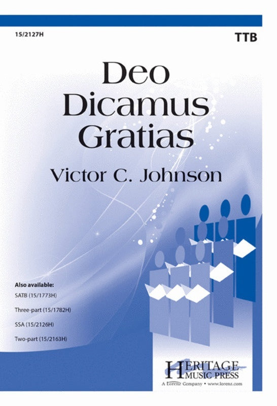 Deo Dicamus Gratias TTB Vocal Sheet Music